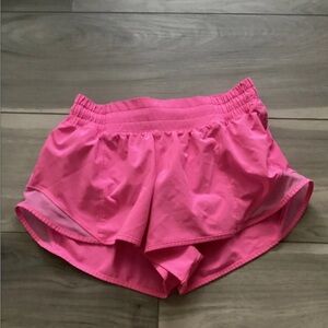 Lululemon Athletica Bright Pink Athletic Shorts